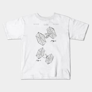 Tie Fighter (black) Kids T-Shirt